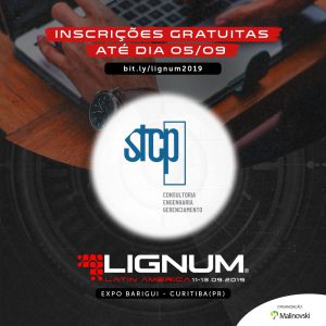 VISITE NOSSO STAND (A2) NA FEIRA LIGNUM LATIN AMERICA 2019