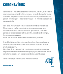 COMUNICADO STCP