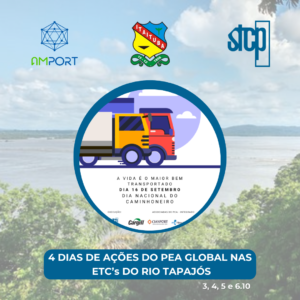 Promovendo a educação ambiental e o bem-estar dos caminhoneiros nas Estações de Transbordo de Carga do Rio Tapajós, no Pará