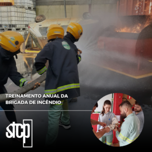 Treinamento anual da Brigada de Incêndio da STCP