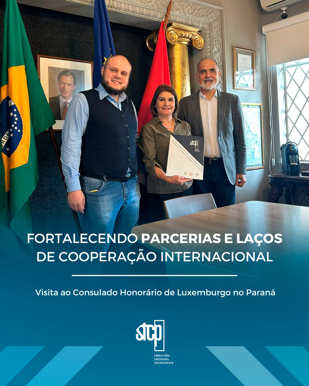 Fortalecendo parcerias e laços de cooperação internacional