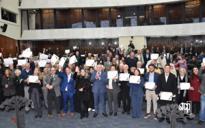 Engenheiros Florestais são homenageados na ALEP pelo deputado Ney Leprevost