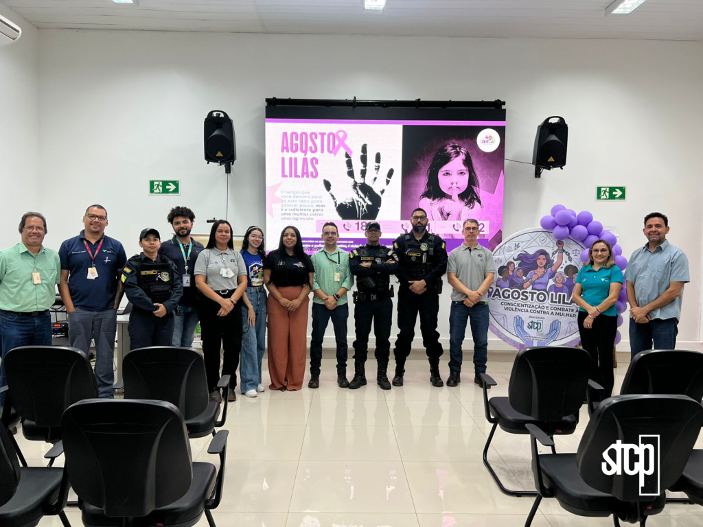Agosto Lilás: STCP promove ações de conscientização e enfrentamento à violência contra a mulher
